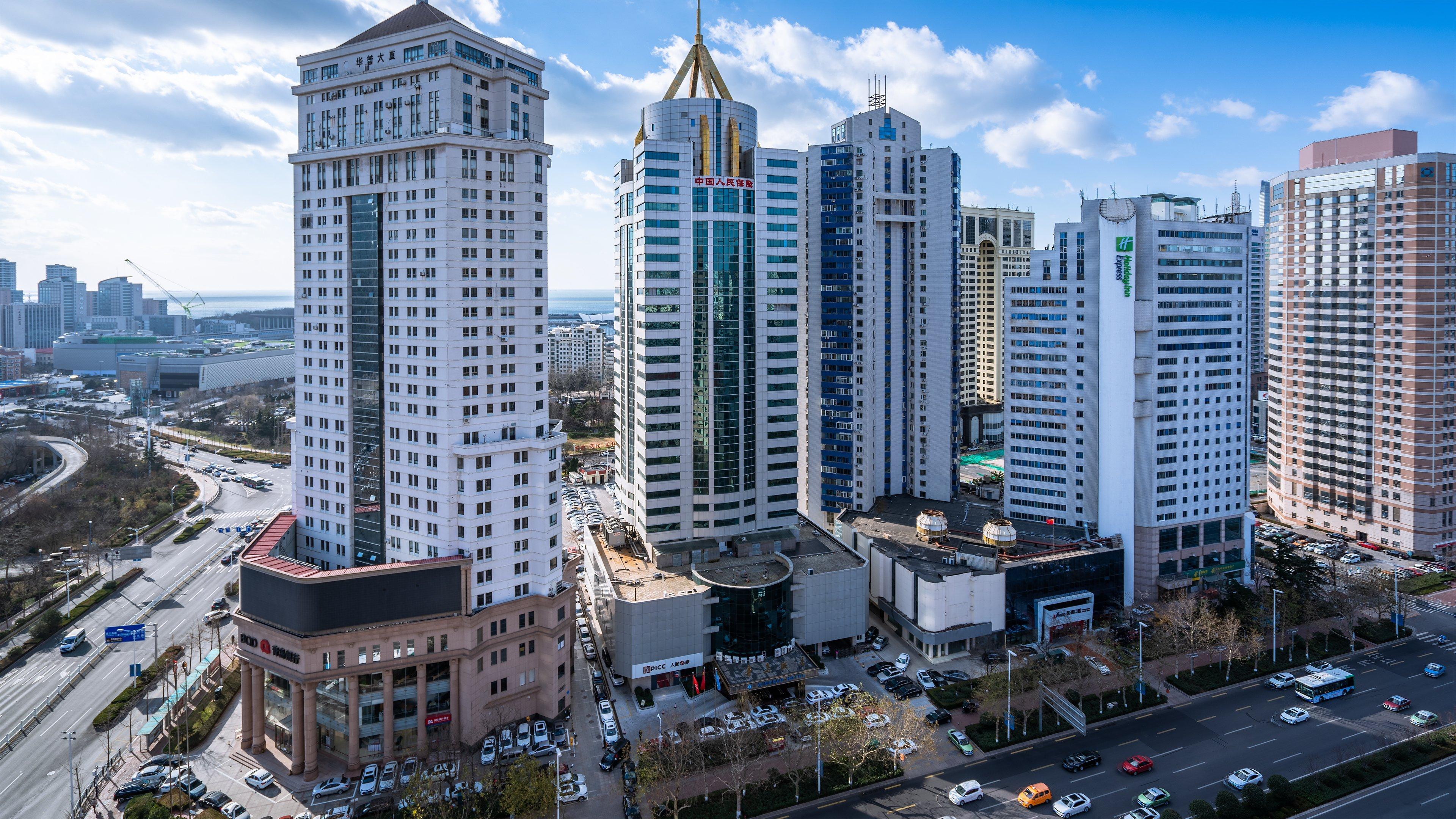 Holiday Inn Express Qingdao City Center By Ihg Zewnętrze zdjęcie